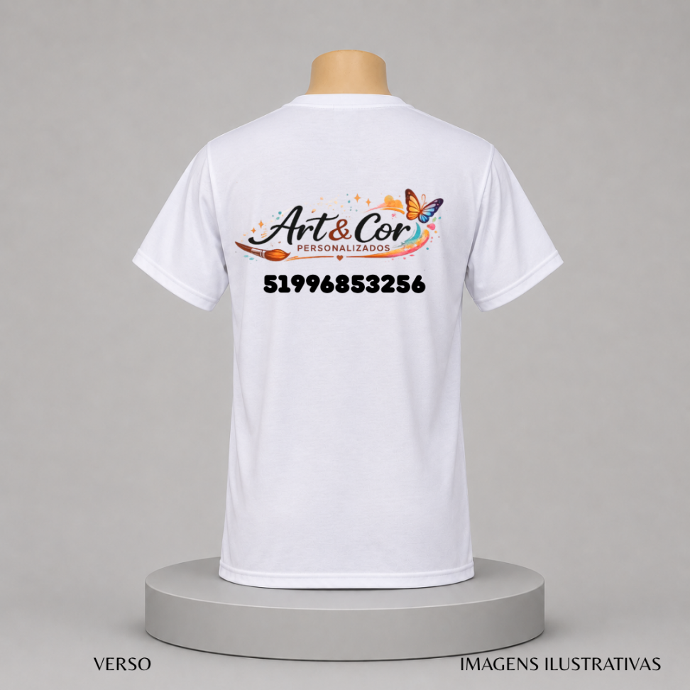 CAMISETAS ( XGG ) POLIESTER BRANCA ADULTA ( SUBLIMAÇÃO 174*) - #3