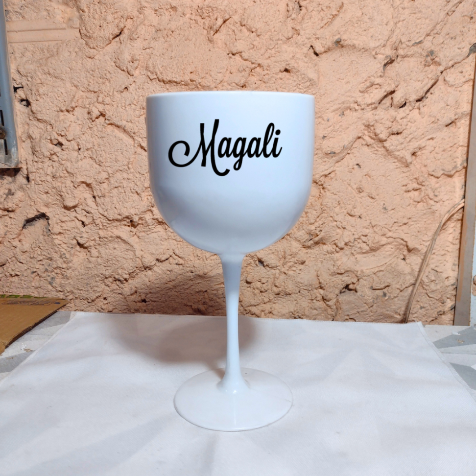 TAÇA DE GIM ACRILICAS LEITOSAS TRANSLUCIDAS E GLITTER - #2