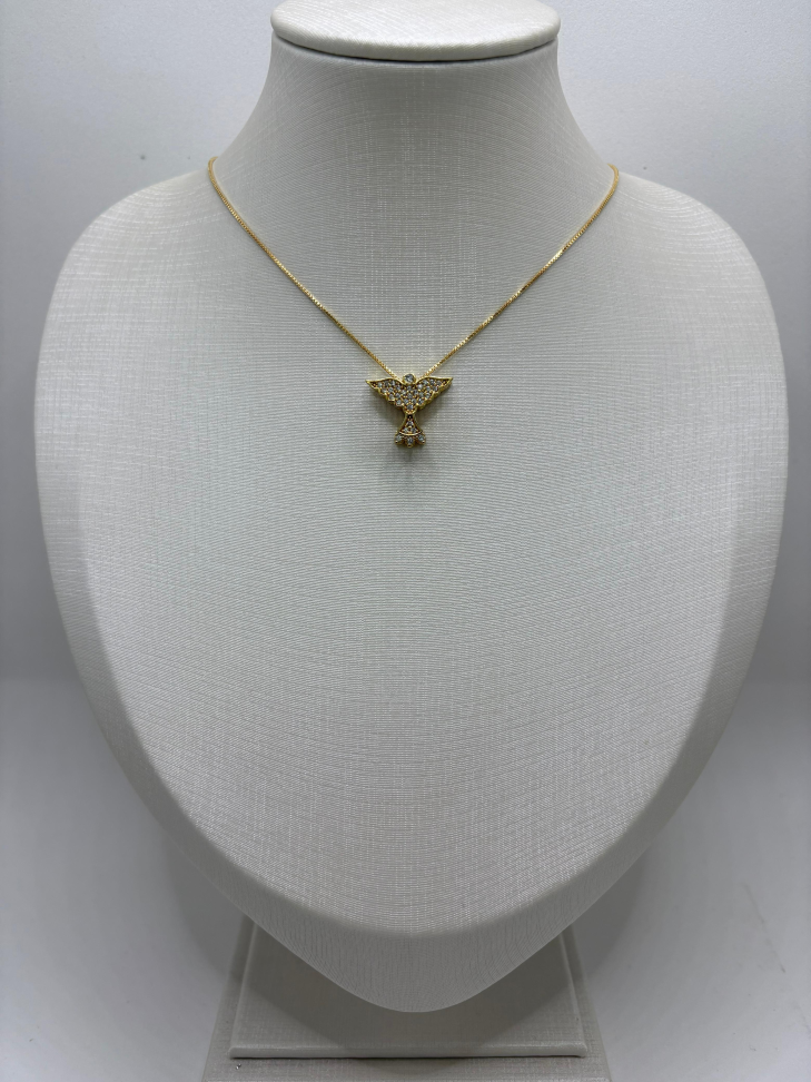 Pingente semijoia click espirito santo - #2