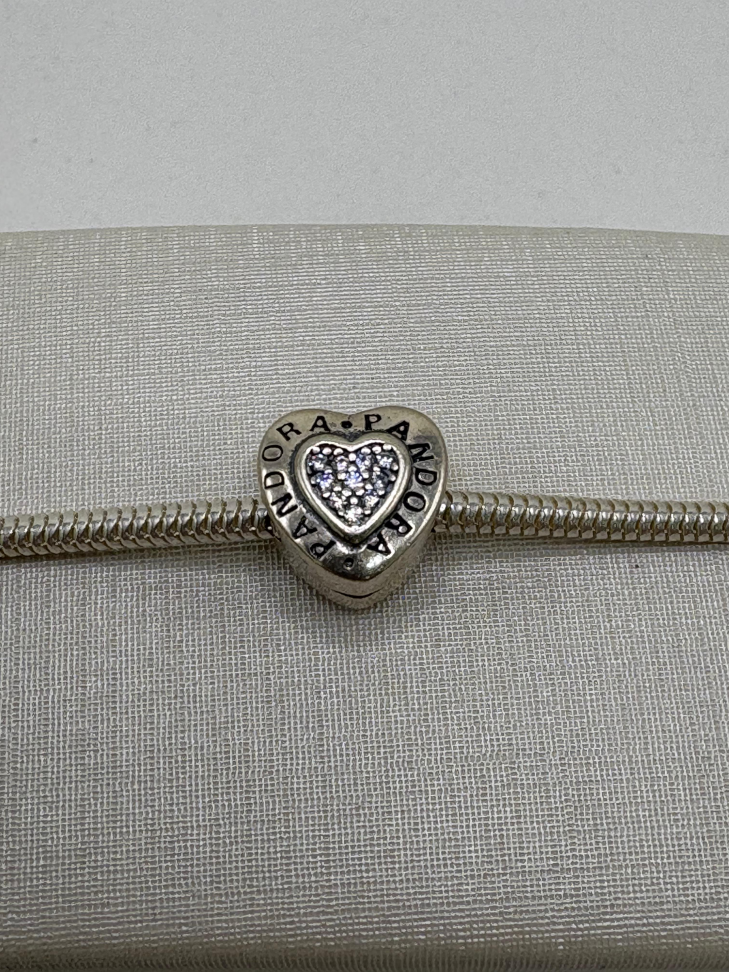 Berloque prata coração - #2