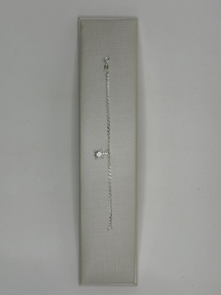 Pulseira infantil prata tartaruga - #2