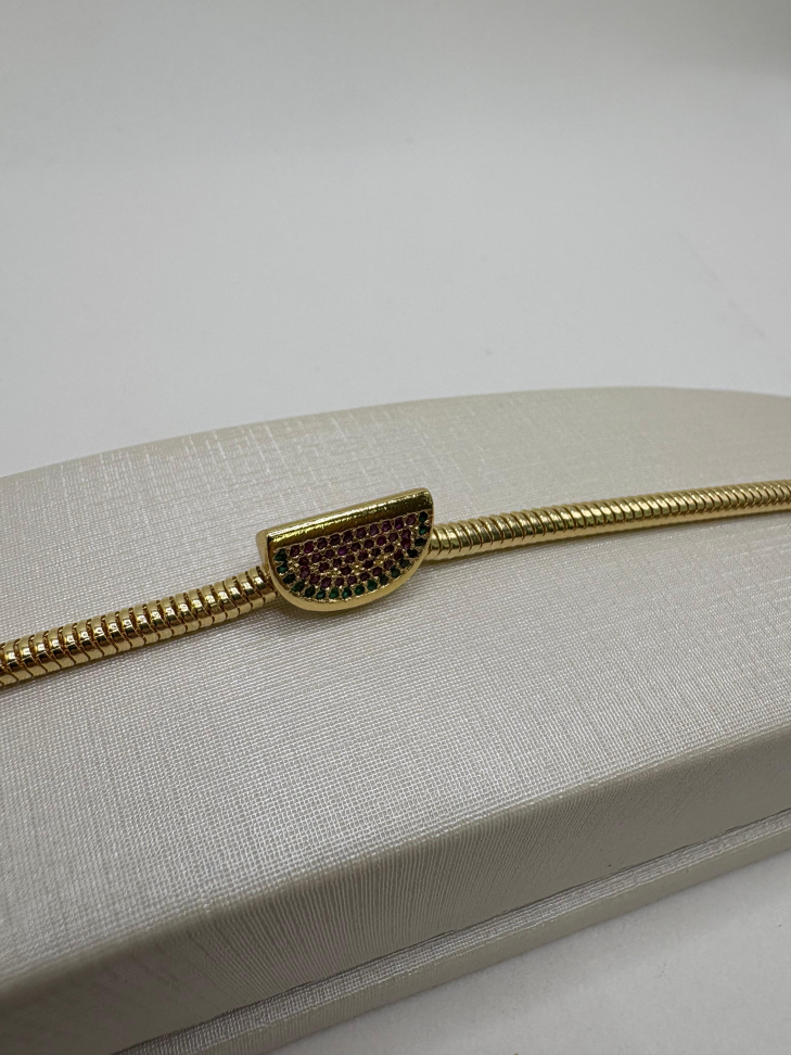 Berloque semijoia melancia - #2