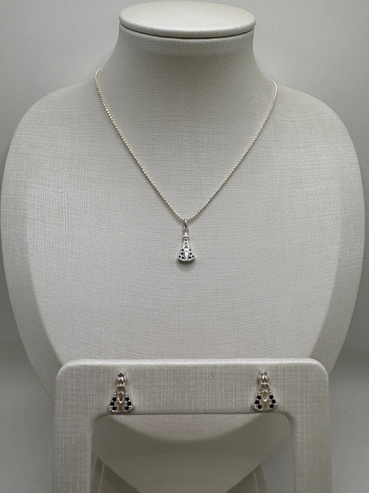 Pingente prata Nossa Senhora Aparecida - #3