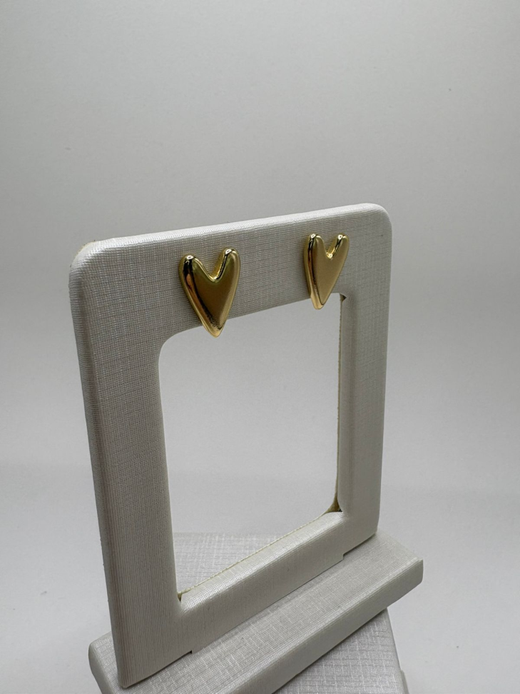 Brinco semijoia coração - #3