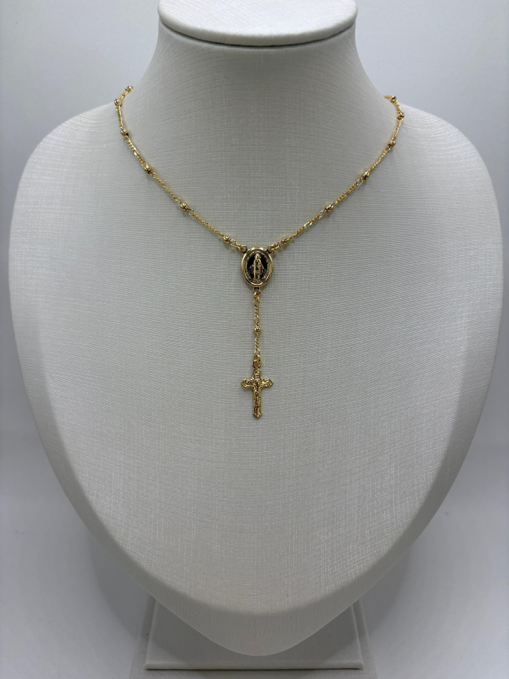 Gargantilha semijoia terço - #2