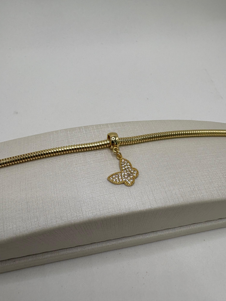 Berloque semijoia borboleta - #2