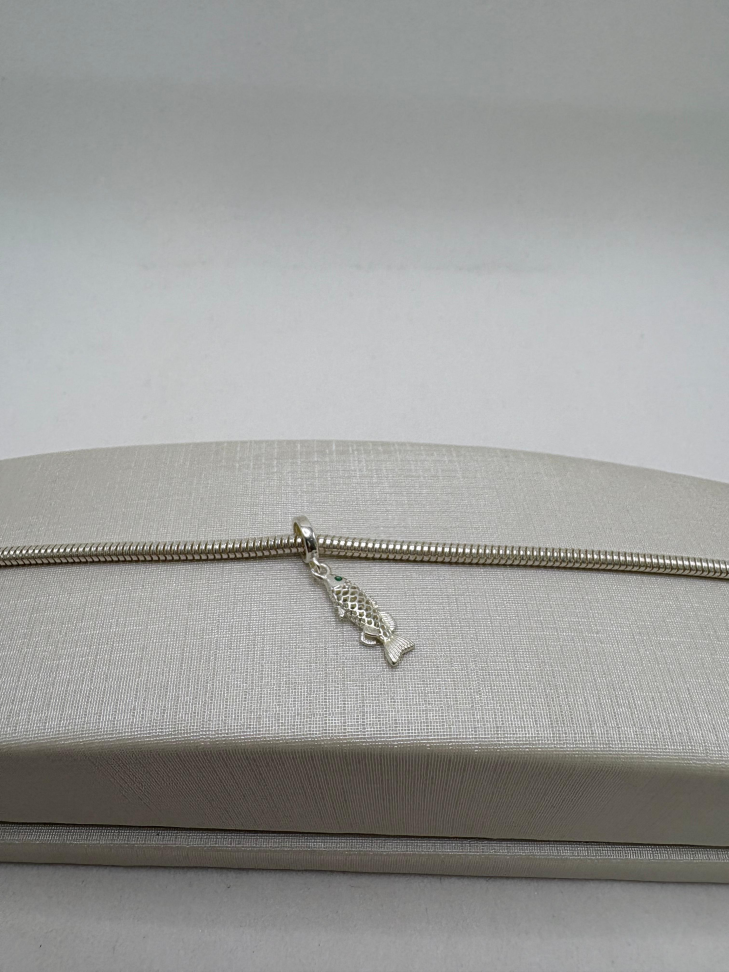 Berloque prata peixe - #2