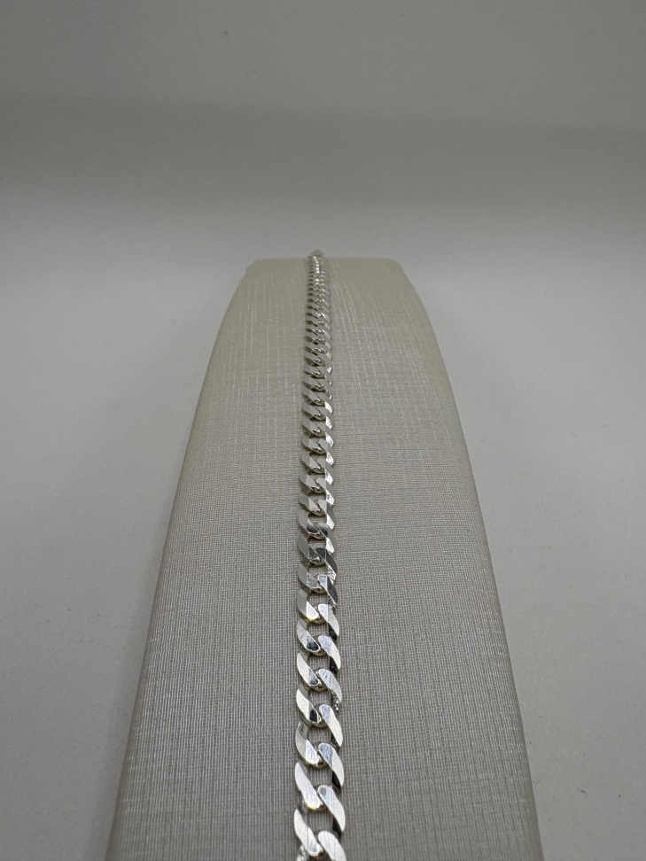 Pulseira prata grumet - #2