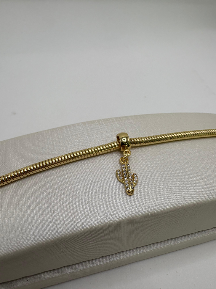 Berloque semijoia cacto - #2