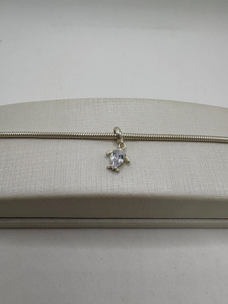 Berloque prata tartaruga - #2