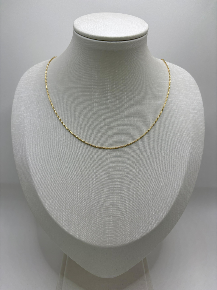 Corrente semijoia elos grumet de 40cm - #2