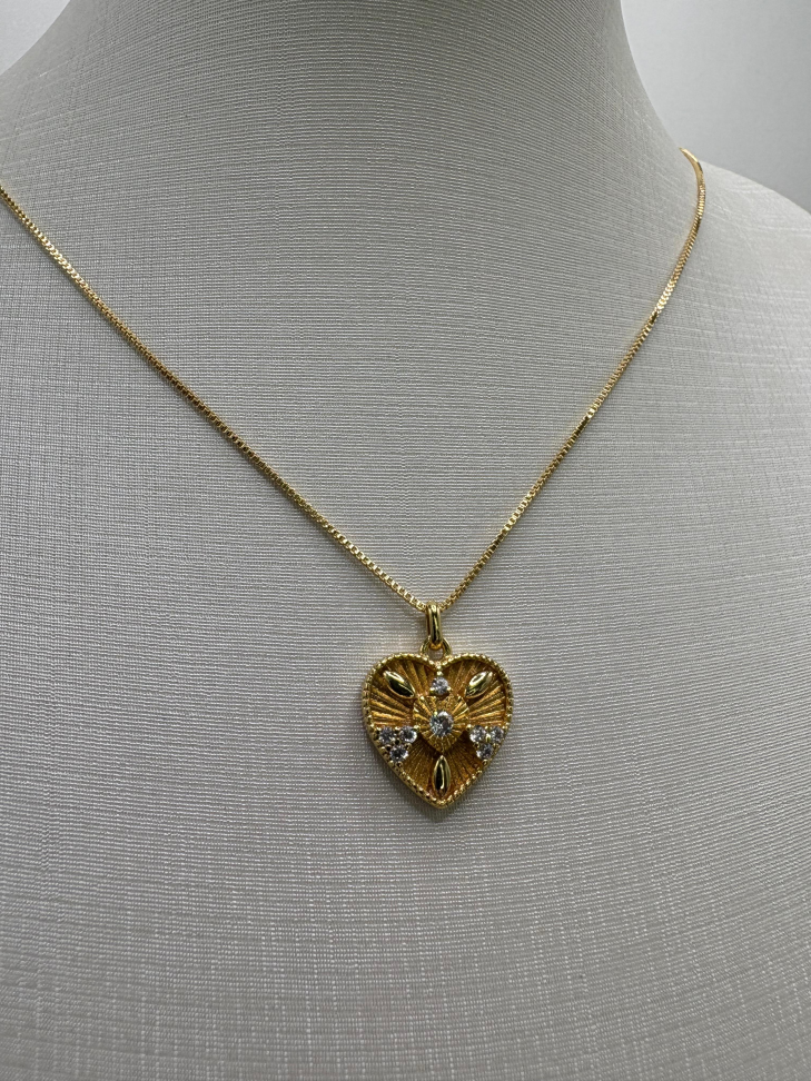 Pingente semijoia coração - #1