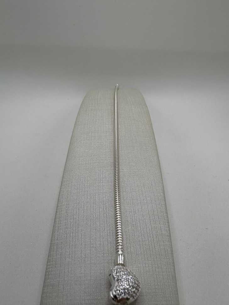 Pulseira prata berloque - #2