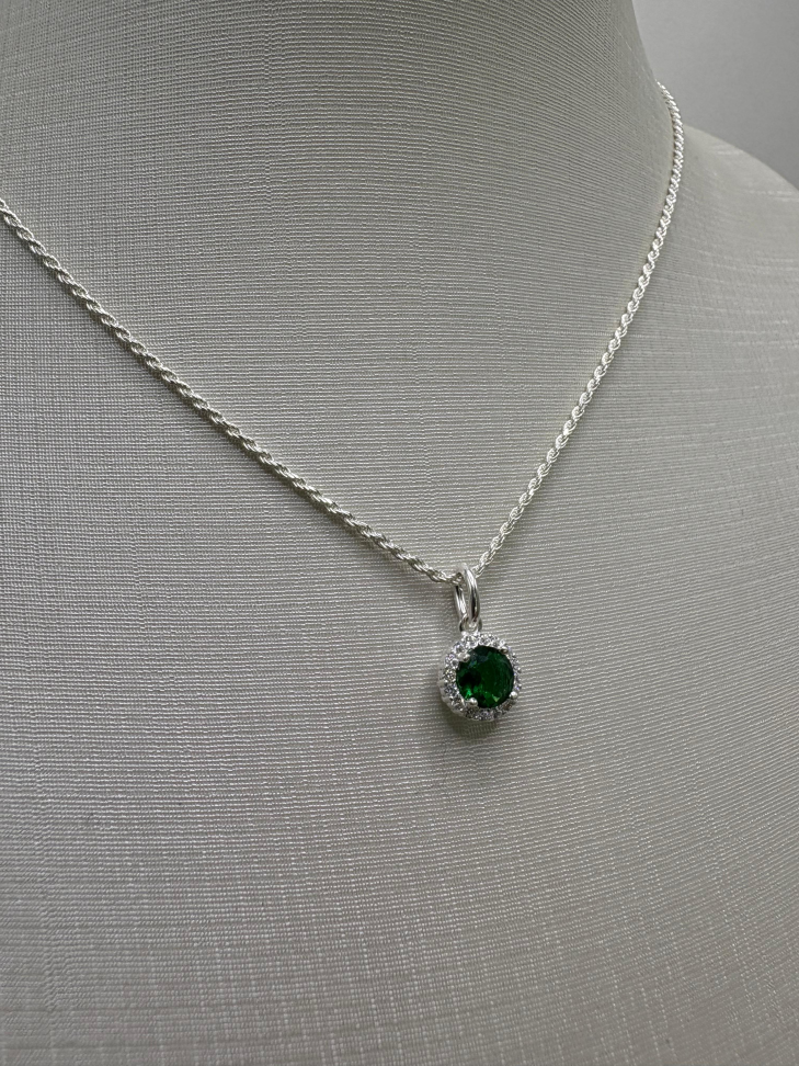 Pingente prata círculo - #1