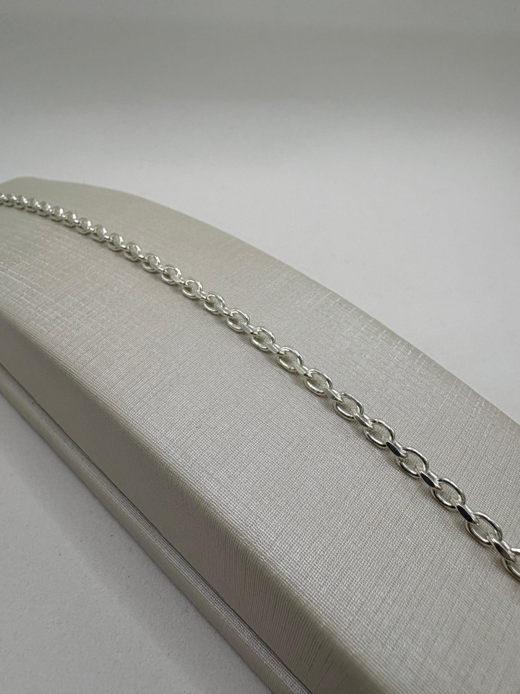 Pulseira prata elo - #1