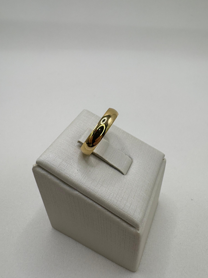 Anel semijoia aliança lisa - #2