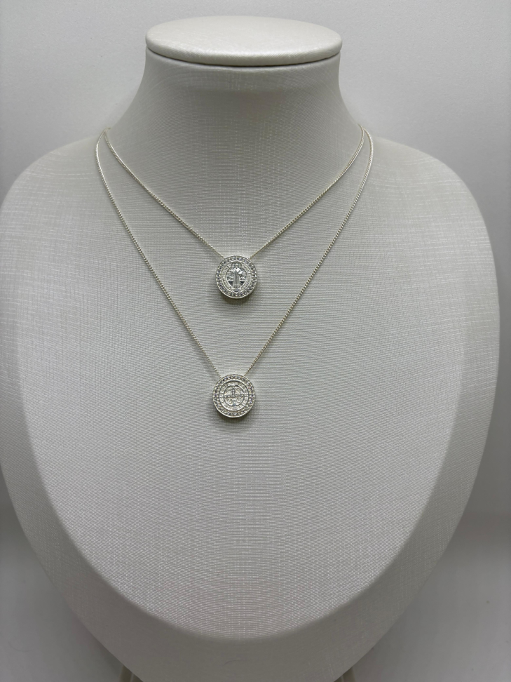 Escapulário prata São Bento 70cm - #2