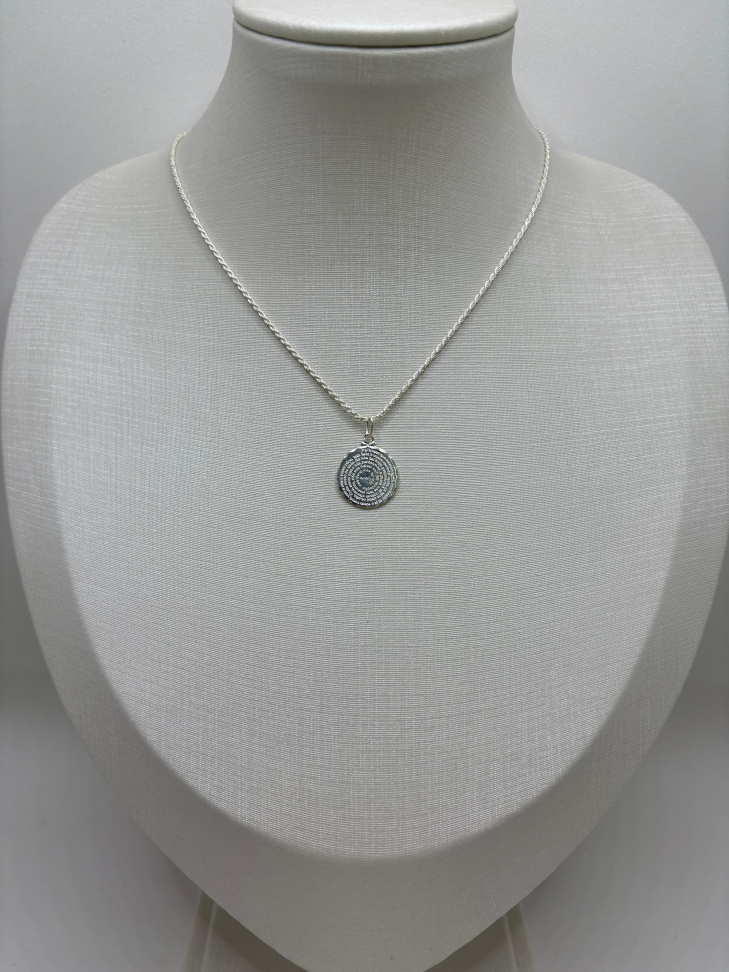 Pingente prata oração Pai Nosso - #2