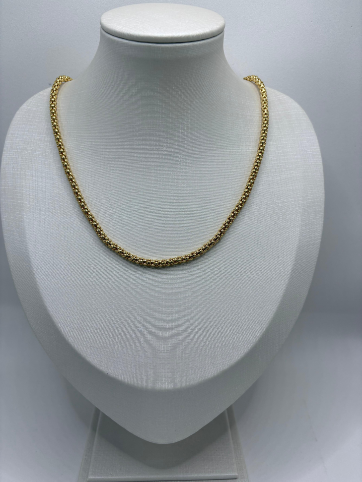 Corrente semijoia pipoca 50cm - #2