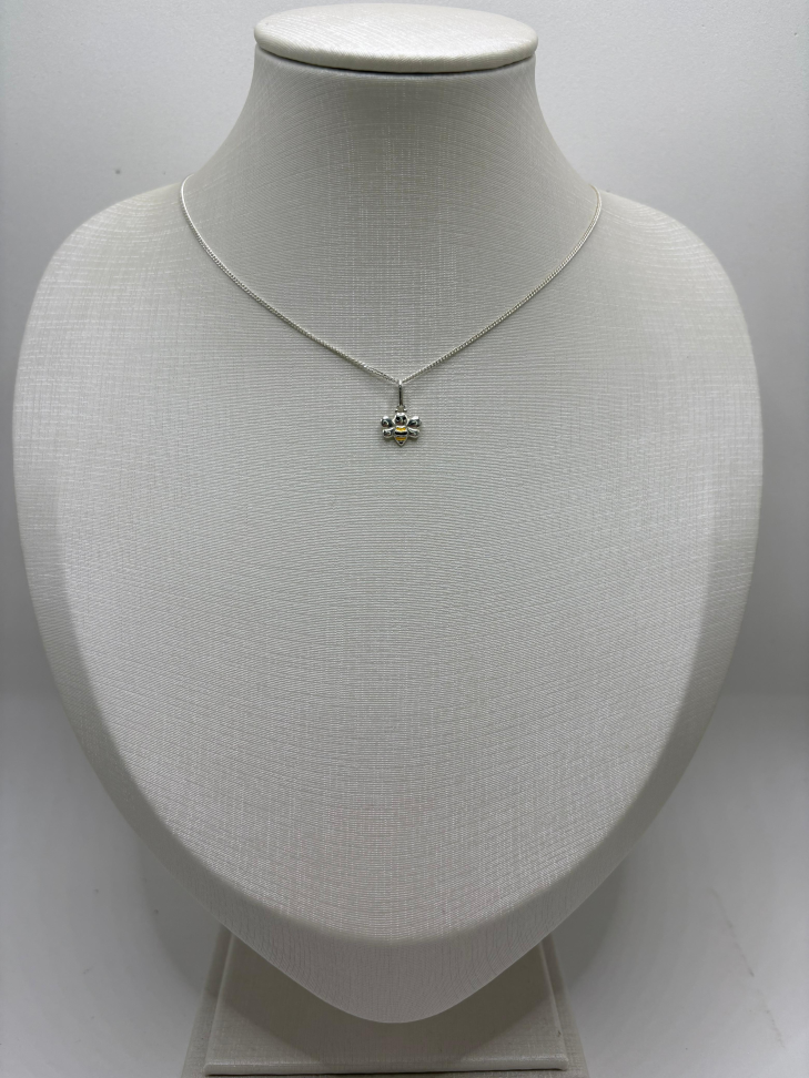 Pingente prata infantil abelha - #2