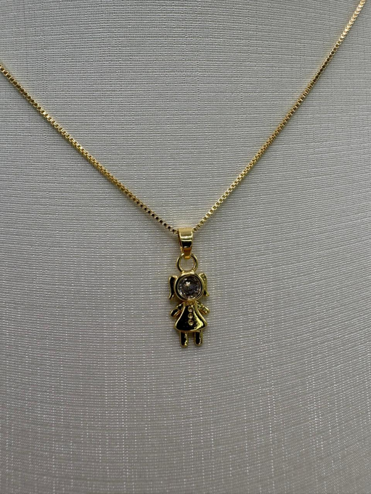 Pingente semijoia menina - #2