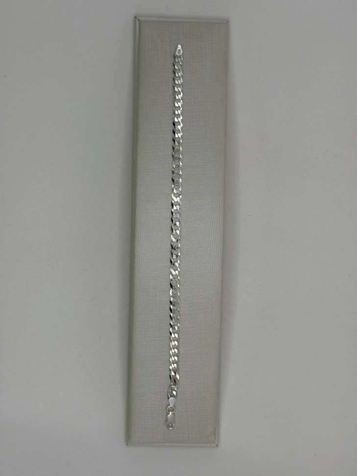 Pulseira prata grumet - #3