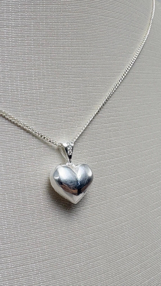 Pingente prata coração - #6