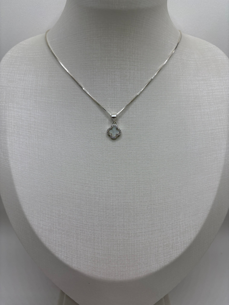 Pingente prata trevo - #2