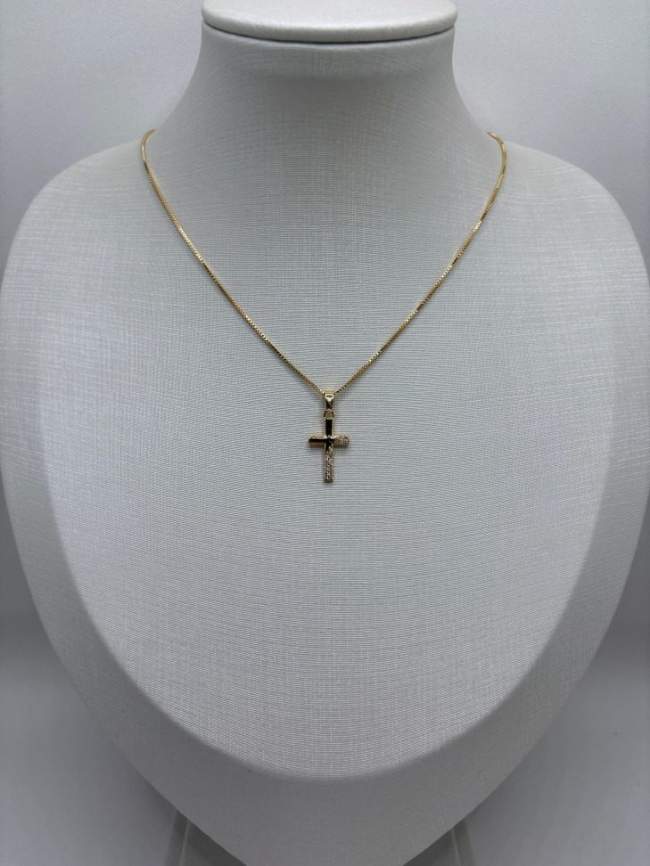 Pingente semijoia cruz - #2