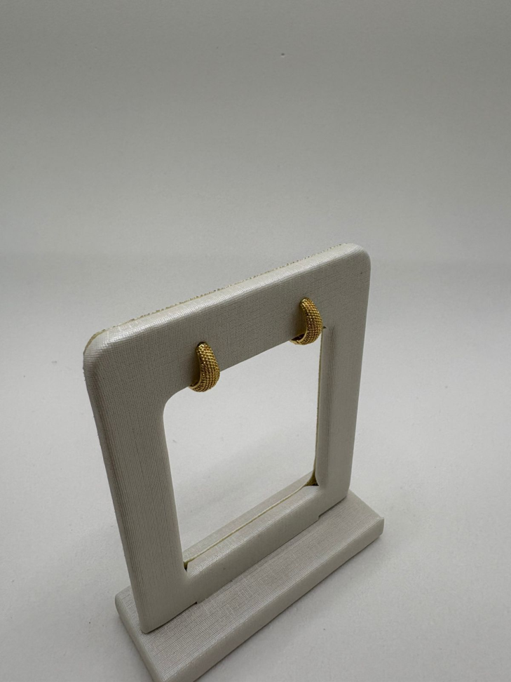 Brinco semijoia argola fosca - #2