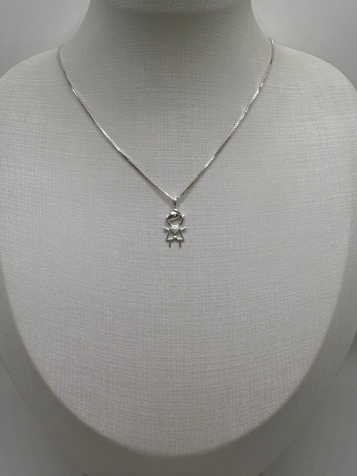 Pingente prata menino - #2