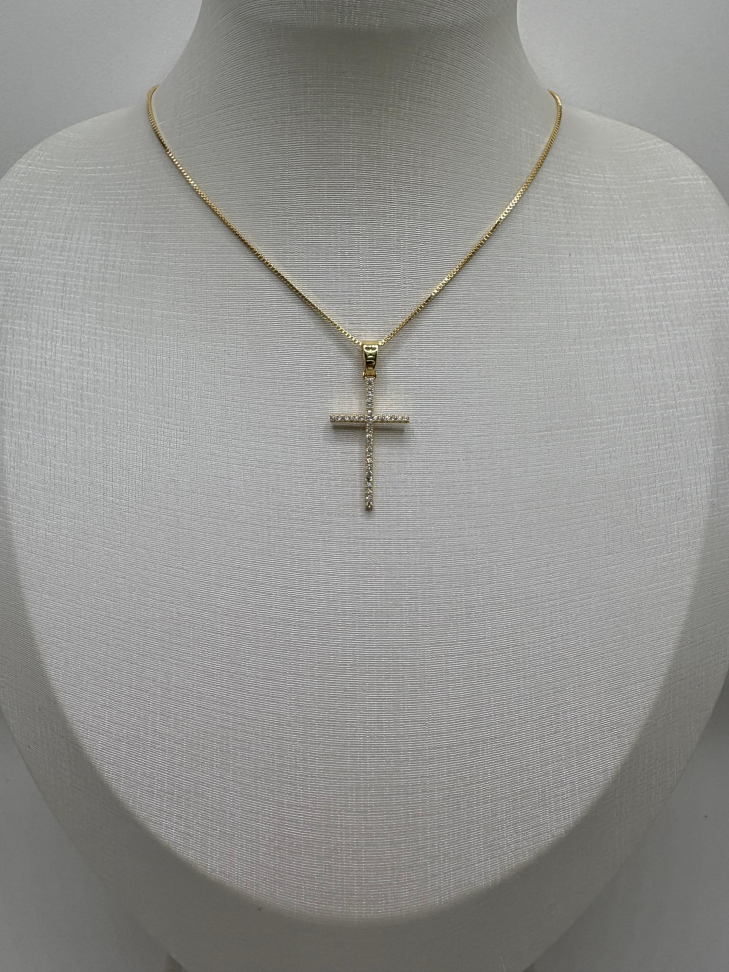 Pingente semijoia cruz - #2