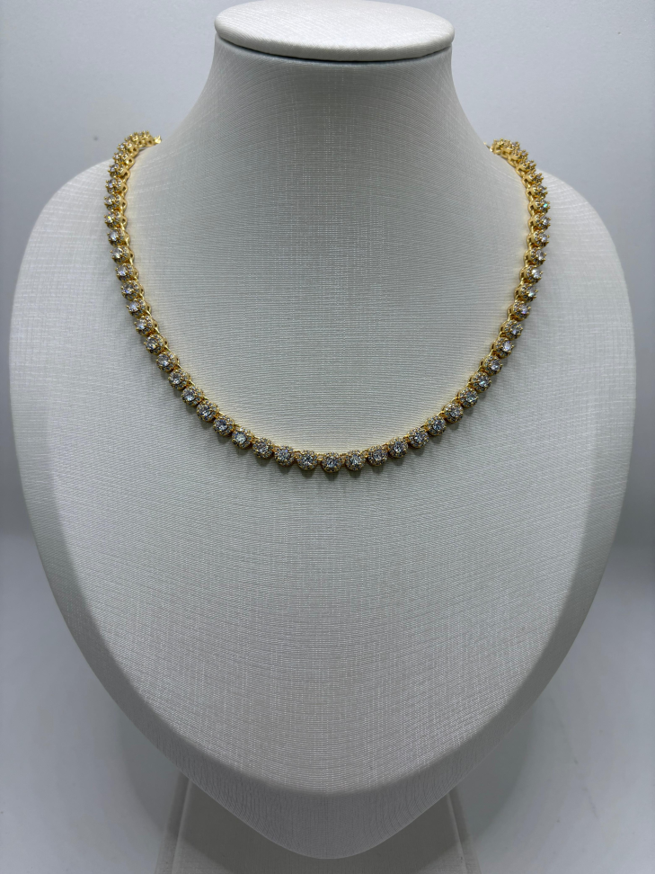 Gargantilha semijoia riviera redondo 45cm - #2