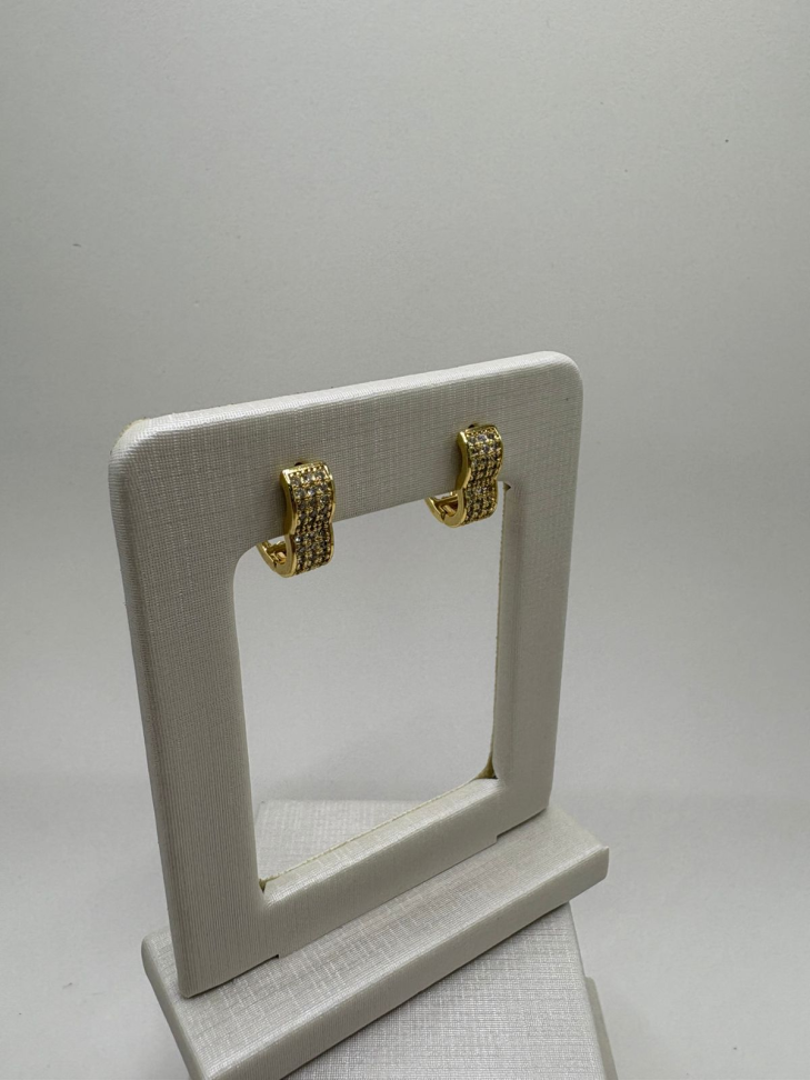 Brinco semijoia argola coração - #2