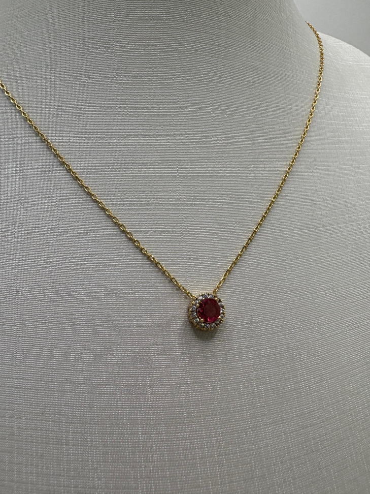 Gargantilha semijoia círculo - #1