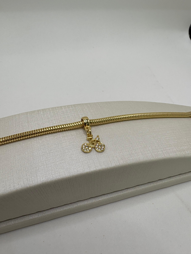 Berloque semijoia bicicleta - #2