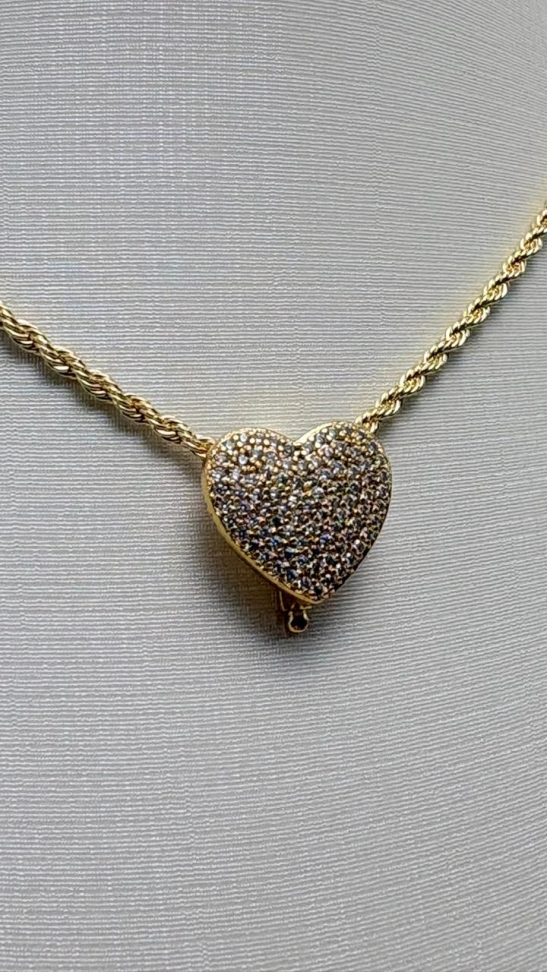 Pingente semijoia coração - #6