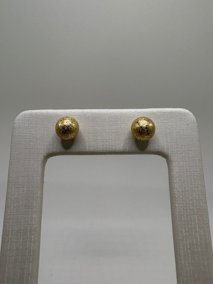 Brinco semijoia bola fosca - #3