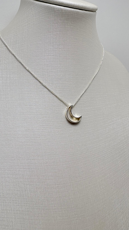 Gargantilha prata veneziana lua - #3