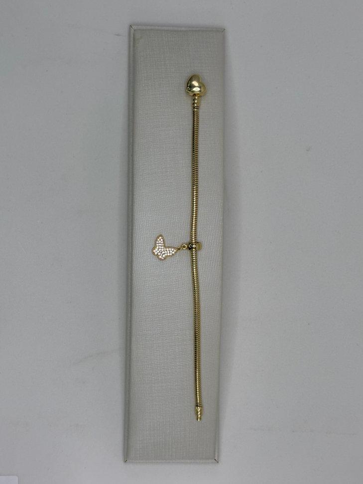 Berloque semijoia borboleta - #3