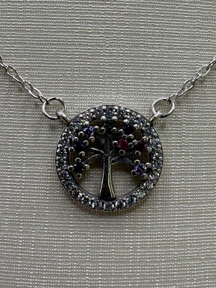 Gargantilha prata árvore da vida - #3