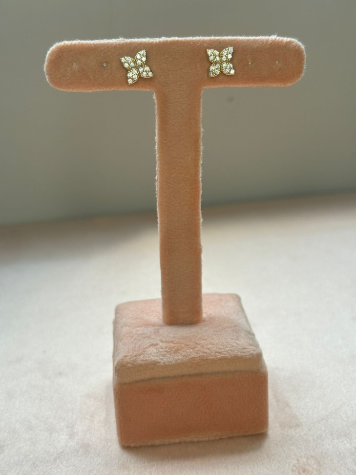 Brinco semijoia flor - #2