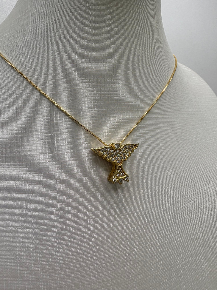 Pingente semijoia click espirito santo - #3