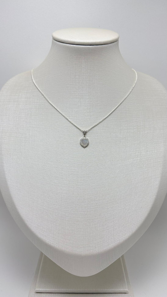 Pingente prata coração - #3