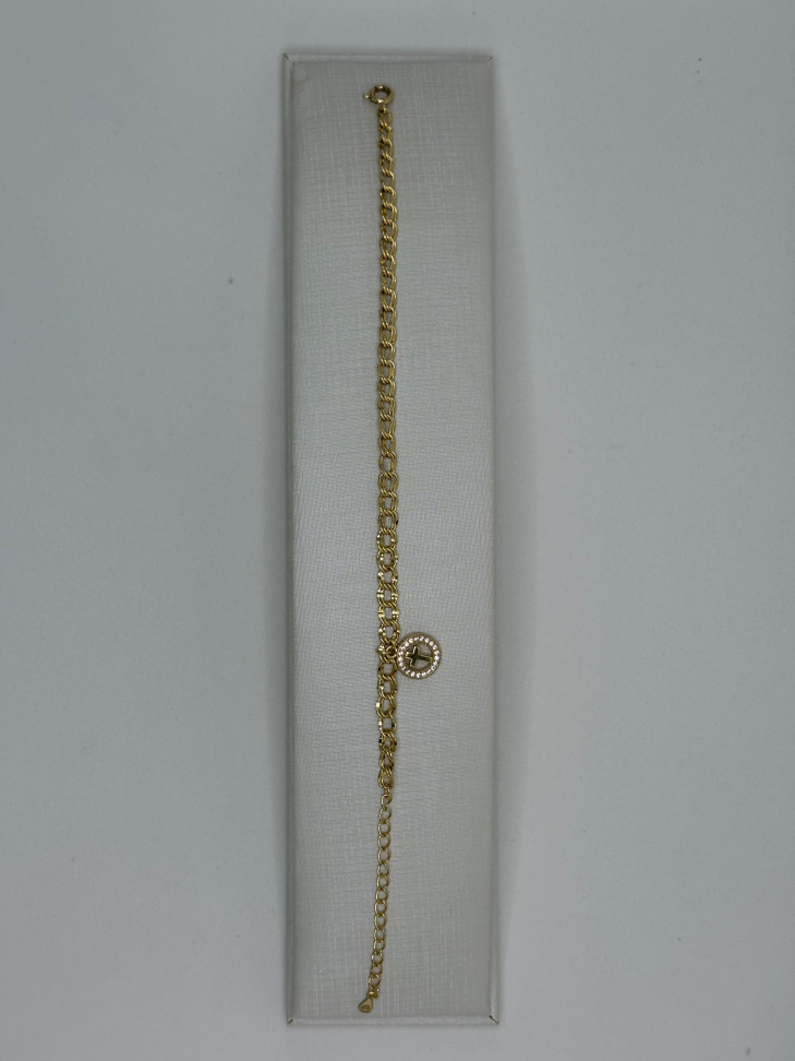 Pulseira semijoia elos com cruz - #2