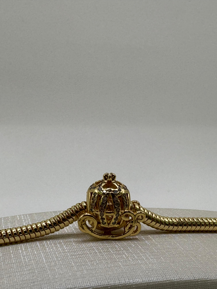 Berloque semijoia carruagem - #2