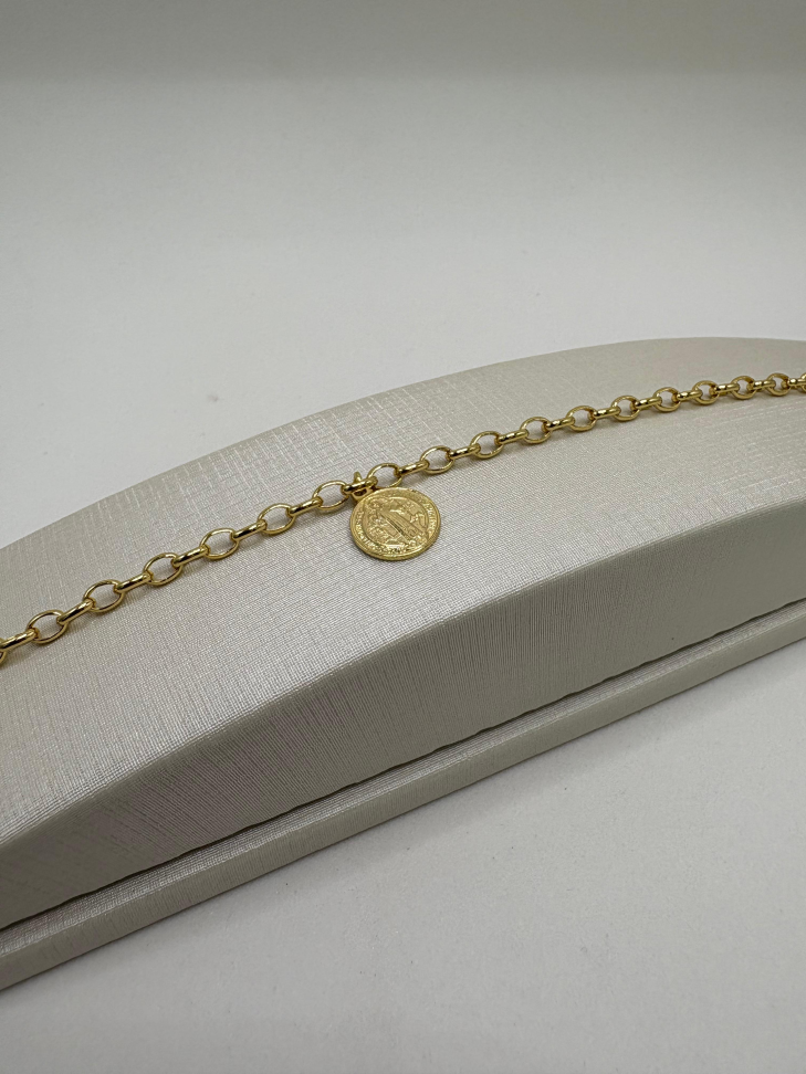 Pulseira semijoia medalha de São Bento - #2