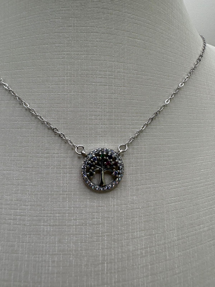 Gargantilha prata árvore da vida - #2