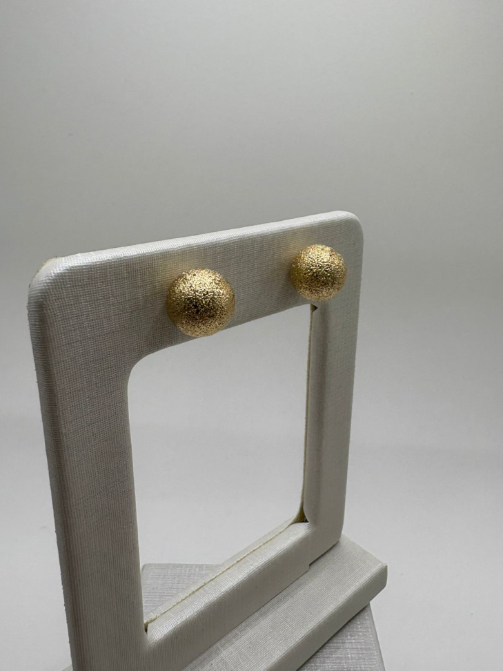 Brinco semijoia bola fosca - #3