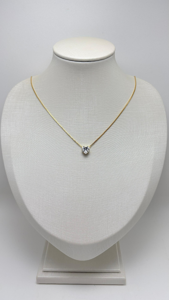 Gargantilha semijoia veneziana e coração - #2